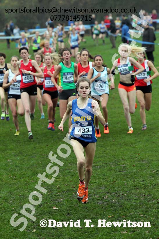 Women's under-17s and under-20s European Cross Country Trials, Sefton Park, Liverpool. Photo: David T. Hewitson/Sports for All Pics